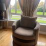 L sofa , swivel chair, foot Image 3
