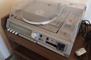 Broken (record player) Grundig RPC 50 Hi-Fi compact audio system (receiver, cassette deck, and turntable combo) (not working)