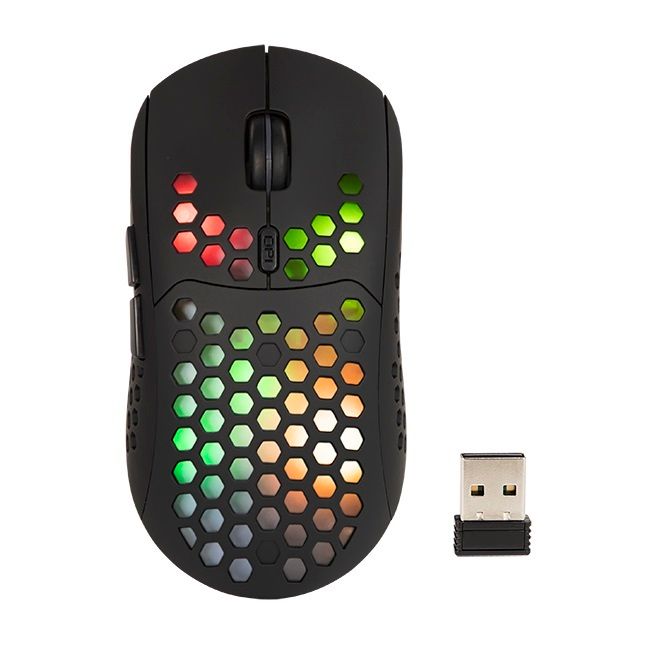 New Wireless Gaming USB Optical Mouse 800 - 1600 DPI Built-In Battery LED # 1518
