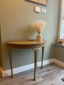 Refinished console table