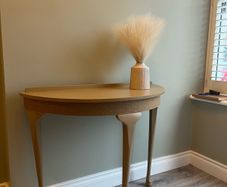 Refinished console table
