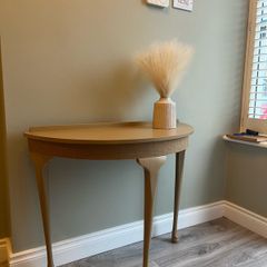 Refinished console table