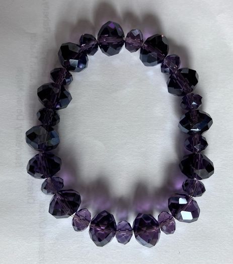 2 Crystal Beaded Bracelets