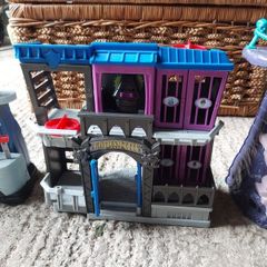 Toys Gotham city jail Superman cave Scooby doo