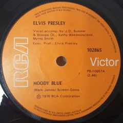 Elvis Presley 7" Vintage Cut Vinyl Record 1976 On An (RCA LABEL) With "First Pressing" (SUPER ULTRA RARE) Hard To Acquire In This Exceptional Condition
