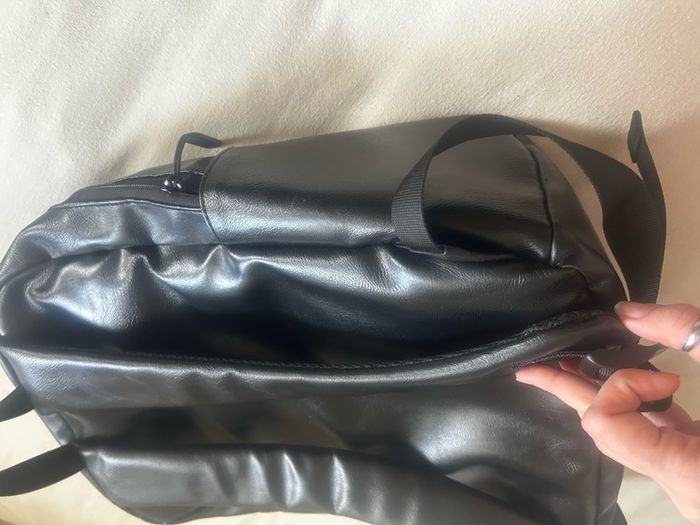 Vegan leather backpack/ laptop bag 33 cm x 28 cm