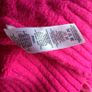 Savida Pink cable knit jumperw/ jewels feathers  size M 12/14 includes post Image 5