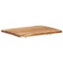 Table Top Solid Acacia Wood 80x(50-60)x3.8 cm Image 8