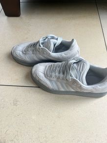 Adidas Grey Suede Runner Trainers Size 8