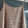 PRIMARK blush bling cami Sz 12 Image 2