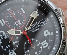 Watch Seiko Military Chronograph.