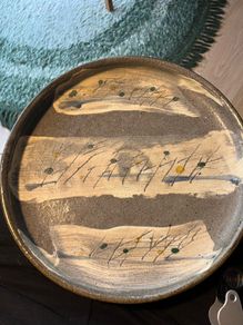 Fabulously stylish mid-century decorative Japanese ceramic.