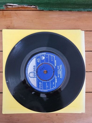Manfred Mann Funniest Gig 7 inch Single Fontana ETF 862 Irish Pressing