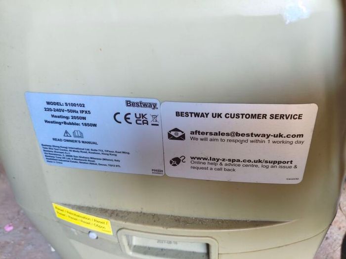 Lazy spa motor/pump