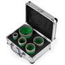 5 Bits-1 Blade Diamond Hole Saw Drill Bit & 1.4mm Thickness Blade M14 Mounting Thread W/ Case for Drilling Tile Granite Marble Porcelain Image 2