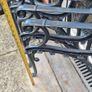 iron cast garden bench sides Image 4