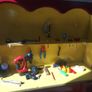 Kids work shop play station dresser with tools. Image 2
