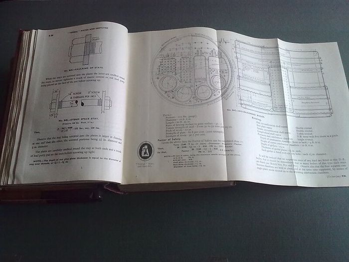 Verbal Notes and Sketches for Marine Engineer Officers 2 volumes complete