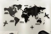 Brand new 3D world map, wall stickers decoration