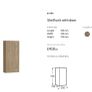 ROCA  Walnut Shelf unit ex-display Image 2