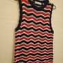 Retro style sleeveless knit top, 100% cotton size L(UK12) Image 4
