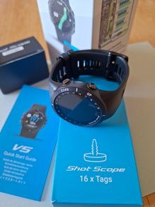 Shot Scope V5 Golf GPS watch + 16 performance Tags