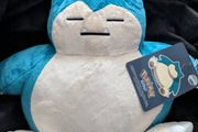 Pokemon Official Tag Snorlax 22cm Plush Toy