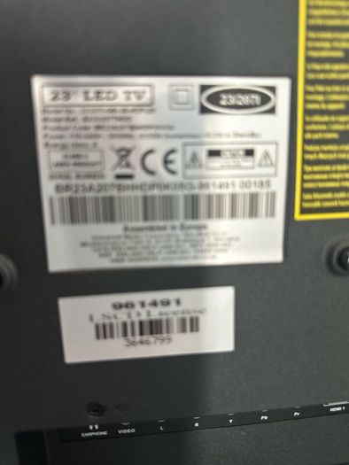 23 TV - DVD player plus Free to Air Box