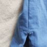 Zara Origins Blue thick Cotton Shirt - Large Image 10