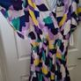 Girl In Mind Faux Wrap Skater Dress Size Uk 14 (nwt) Image 5