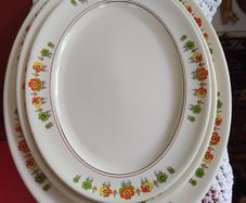 3 Art Deco Palissy Ware platters