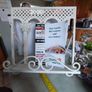 Vintage Cast Iron Cookbook Stand Holder Large Cookbook Holder White Metal Cookbook Stand for Kitchen iPad Recipe Book Stand Image 9