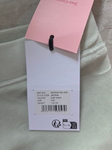 5-6years, With Tags Juicy Couture Velour Leggings