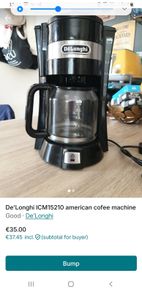 DE LONGHI American coffee ICM15210 perfect!