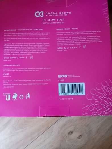 cocoa brown instant tan set