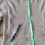 Vintage Yves Saint Laurent wool blend jumper in very good condition with a small repair on the front see photos UK size 10 but see last three photos for exact measurements made in France FREE STANDARD POSTAGE INCLUDED Image 7
