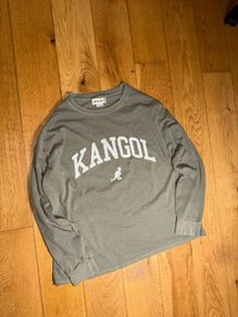 Kangol long sleeve khaki men size L