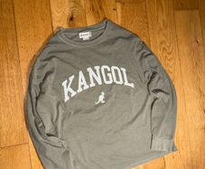 Kangol long sleeve khaki men size L