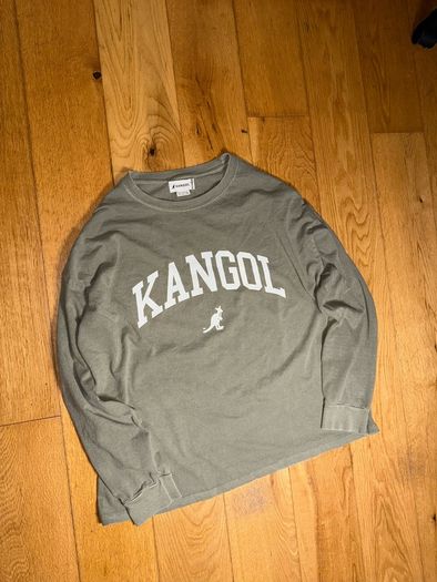 Kangol long sleeve khaki men size L
