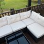 Luxury Rattan Garden Corner Sofa with Table Image 3