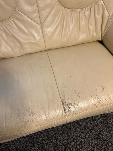 leather sofa