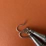 Vintage Sterling Silver Earrings 925 Image 3