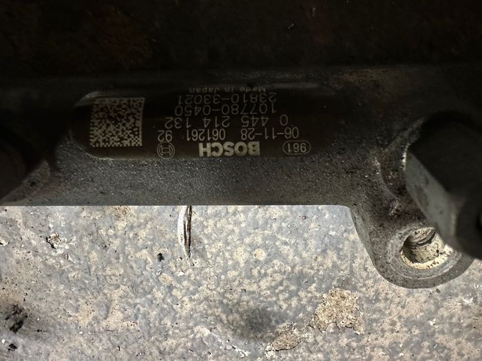 fuel infector Toyota auris 1,4. Diesel