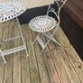 garden table and two chairs Image 4