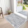 FREE EXPRESS SHIPPING 60 x 90 cm Front Door Mat, Low Profile Dirt Trapper Barrier Mat Super Absorbent Floor Mat Front Door Soft Anti-Slip Mud Trapper Rug Doormat for Pet Entrance Kitchen Indoor Home Image 3