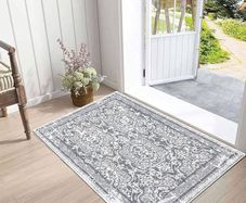 FREE EXPRESS SHIPPING 60 x 90 cm Front Door Mat, Low Profile Dirt Trapper Barrier Mat Super Absorbent Floor Mat Front Door Soft Anti-Slip Mud Trapper Rug Doormat for Pet Entrance Kitchen Indoor Home
