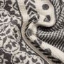 Cotton Area Runner Rug Washable Woven Boho Rug with Tassels Grey Printed Pattern Indoor Area Rug Moroccan Modern Carpet for Hallway, Living Room, Kitchen, Bedroom (FREE POSTAGE) Image 5