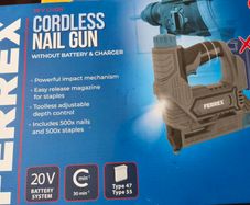 Ferrex cordless nail gun