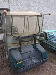 Golf Buggy with water proof fixed cover