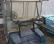 Golf Buggy with water proof fixed cover